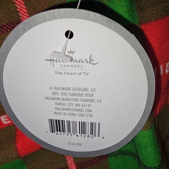 Hallmark Channel Men’s Christmas Pajama Pants XXL NWT Red Green Plaid Flannel - Picture 7 of 7